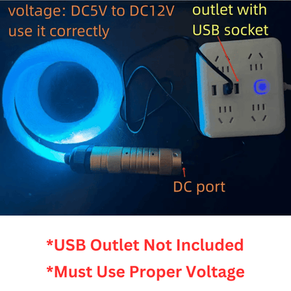 Sensory Fiber Optic Light – Calming LED Lighting for Sensory Stimulation, Relaxation & Focus - Made2Motivate