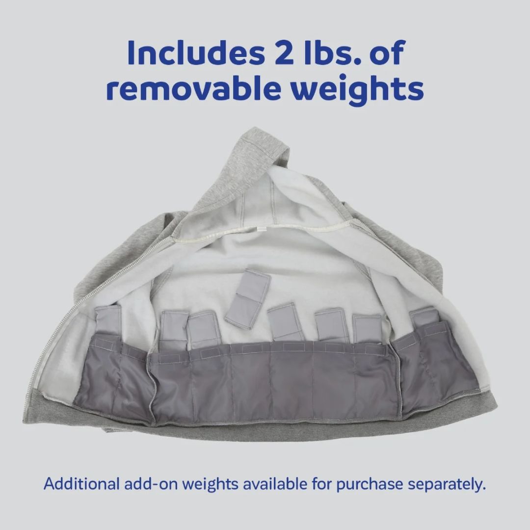 Weighted Fleece Hoodie Vest
