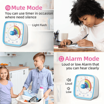 Rainbow Visual Timer – Bright, Colorful, and Easy Time Management - Made2Motivate