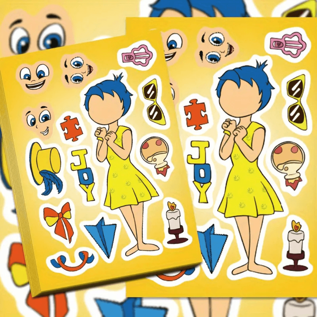 Inside & Out 8-Piece Sticker Set – Express Every Emotion