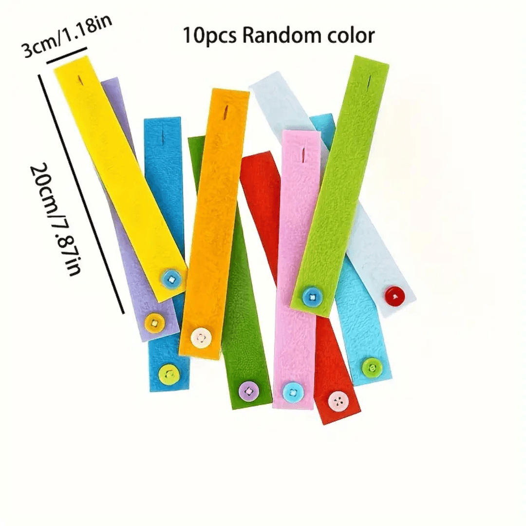 Felt Button Practice – Fun & Engaging Fine Motor Learning Toy