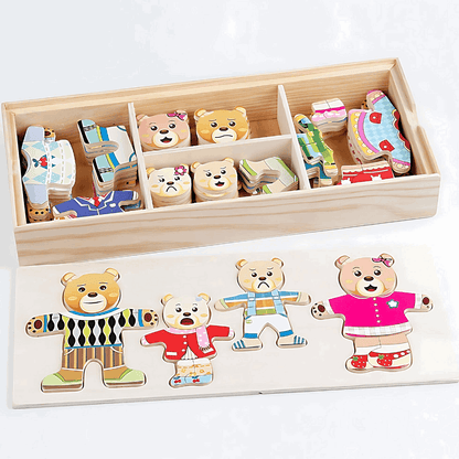 Family Dress up: Bear or Rabbit Jigsaw Puzzle - Made2Motivate