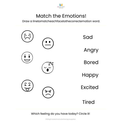Self-Regulation Activity Pack: 15+ Printable Worksheets for Feelings & Coping Tools