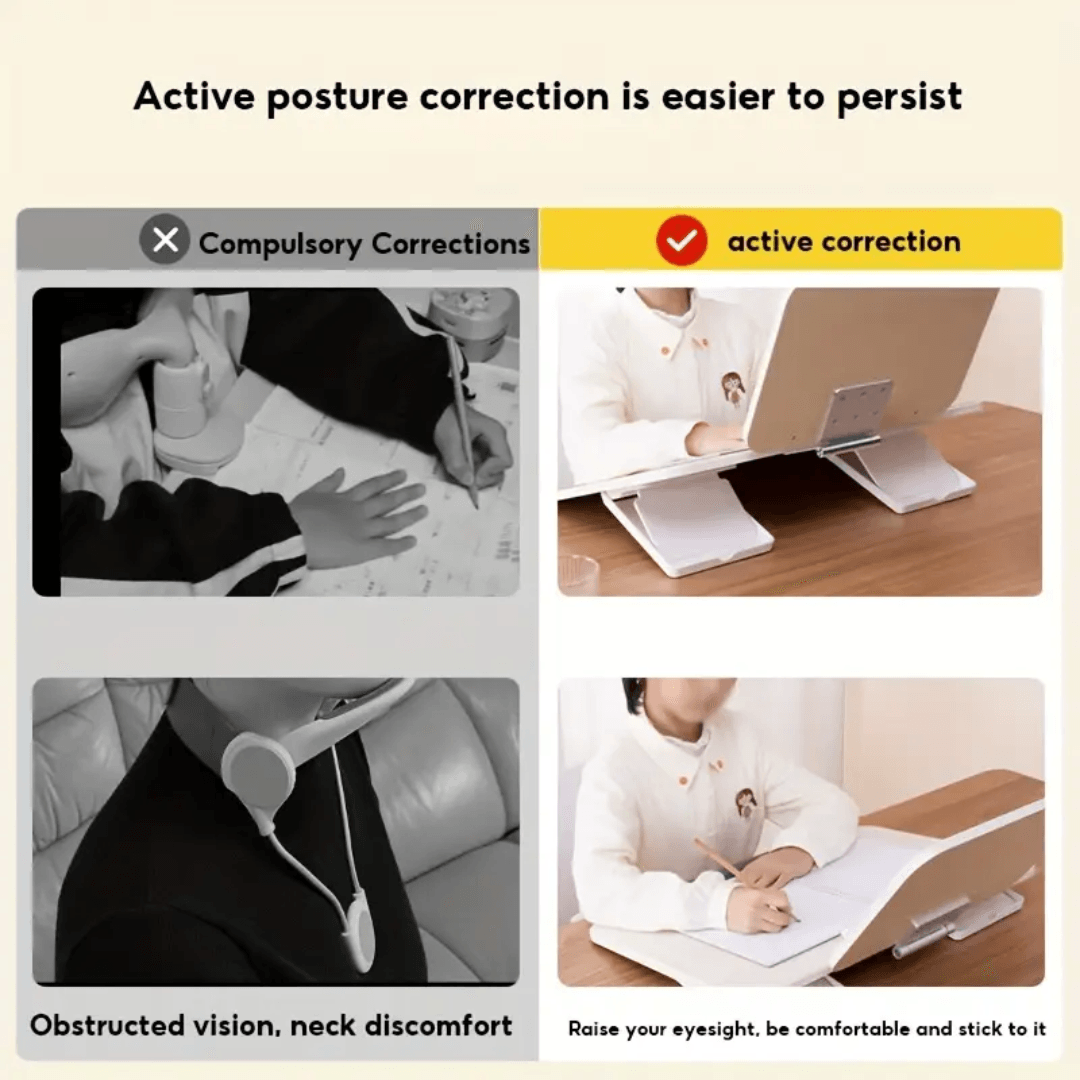 Adjustable Ergonomic Reading & Writing Desk Stand | Posture Correction Book Holder
