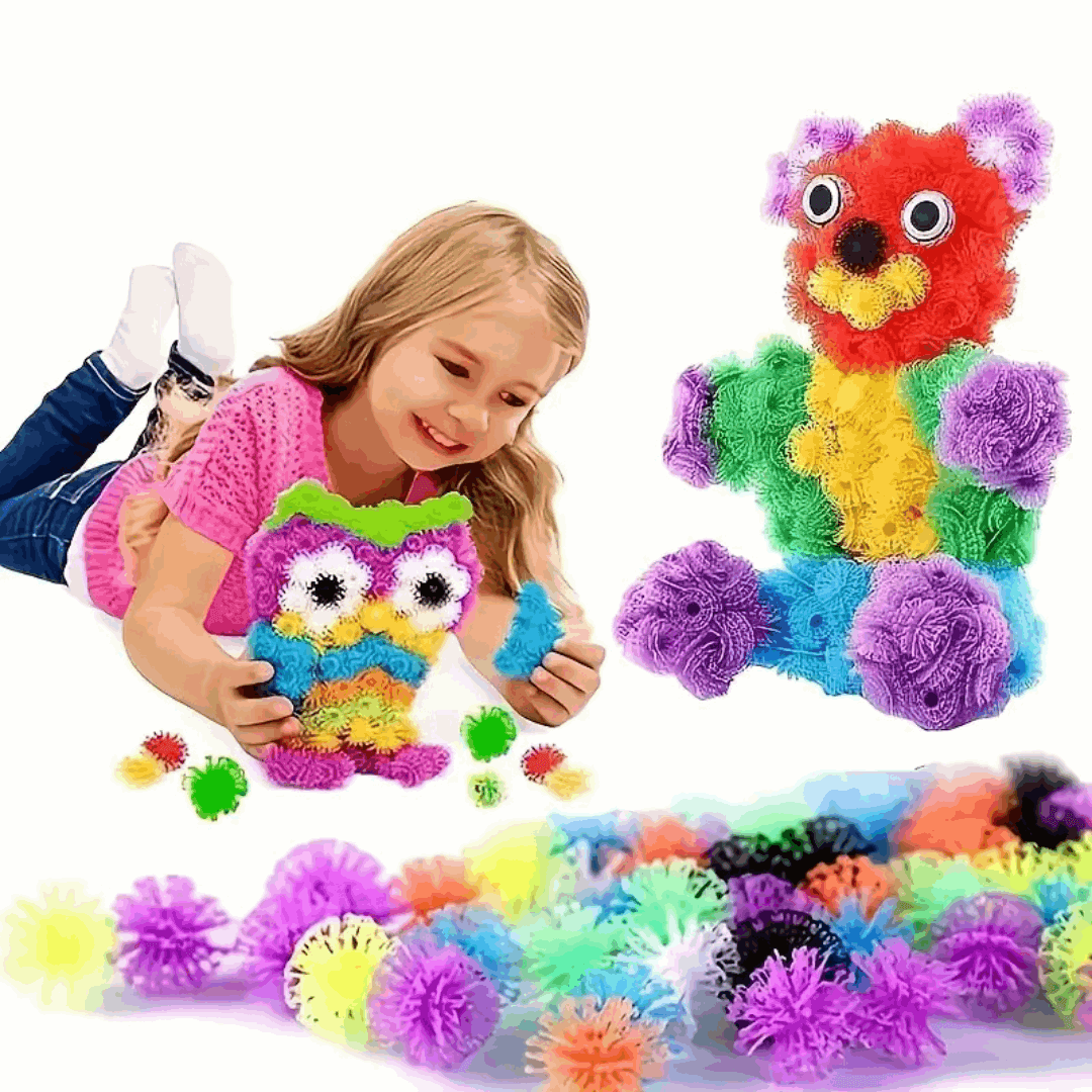 BUILD - Bright Unique Imaginative Little Designs – 200 Pieces + 34 Accessories