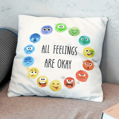 Emotion Embrace Pillow – Soft Comfort Pillow for Emotional Support, Sensory Relief & Relaxation