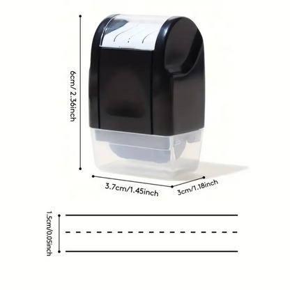 Letter-Line Stamp- Produce Perfect Every Swipe!