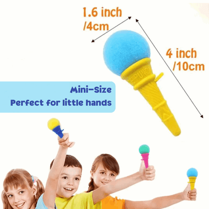 Cone Catch Popper Set – 4 Mini Cones for Fun Motor Skill Development & Active Play
