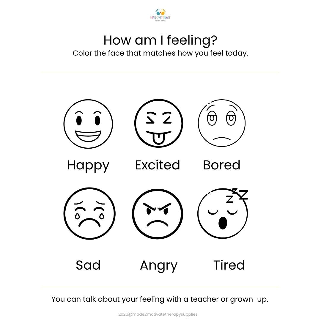 Self-Regulation Activity Pack: 15+ Printable Worksheets for Feelings & Coping Tools