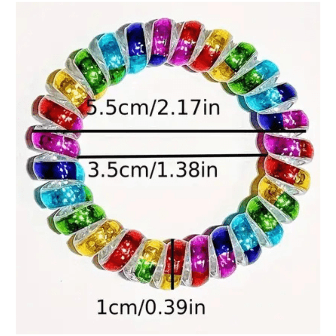 Rainbow Spiral Fidget (Set of 5)– Twist, Spin & Soothe - Made2Motivate