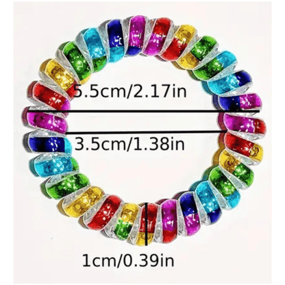 Rainbow Spiral Fidget (Set of 5)– Twist, Spin & Soothe - Made2Motivate