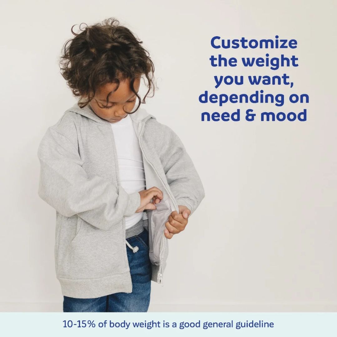 Weighted Fleece Hoodie Vest