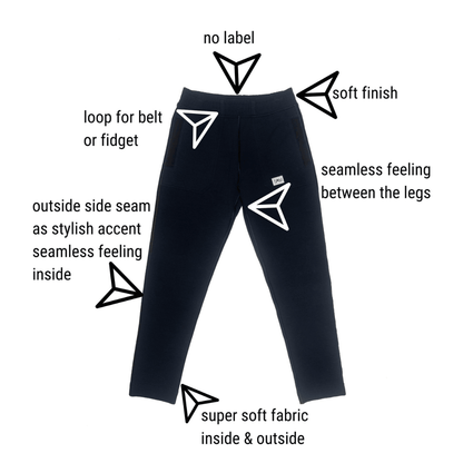 Sensory Friendly Trousers- 4-12 yrs Blue