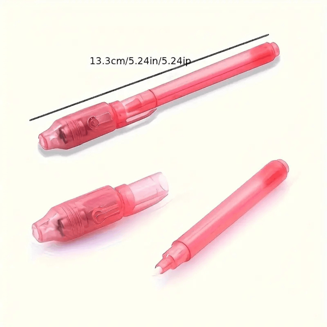 Secret Stroke Invisible Markers - 2pc Set for Hidden Messages & Fun! - Made2Motivate
