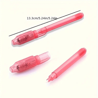 Secret Stroke Invisible Markers - 2pc Set for Hidden Messages & Fun! - Made2Motivate
