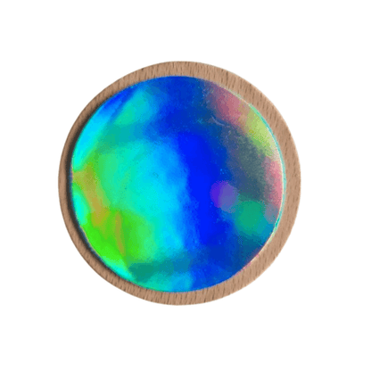 Textured Sensory Discs-Wood (7 pcs)