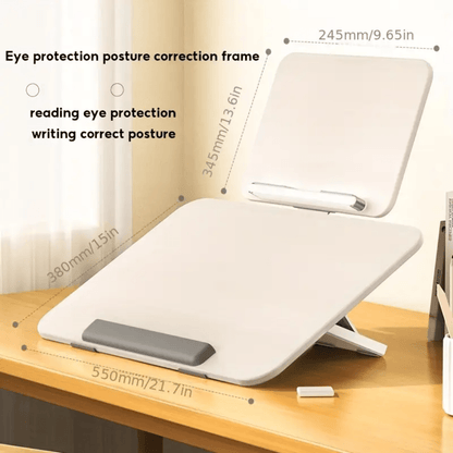 Adjustable Ergonomic Reading & Writing Desk Stand | Posture Correction Book Holder