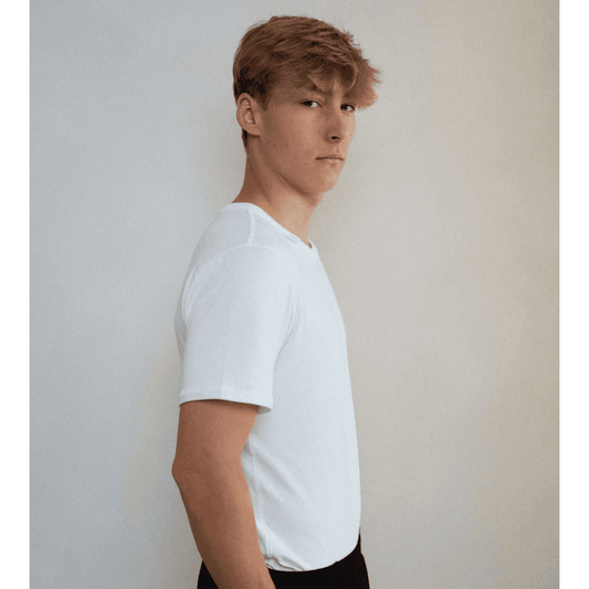 Sensory Friendly Seamless T-Shirt for Teens & Adults – Soft, Tagless Design with Fidget Loop for Comfort & Sensory Relief - Made2Motivate