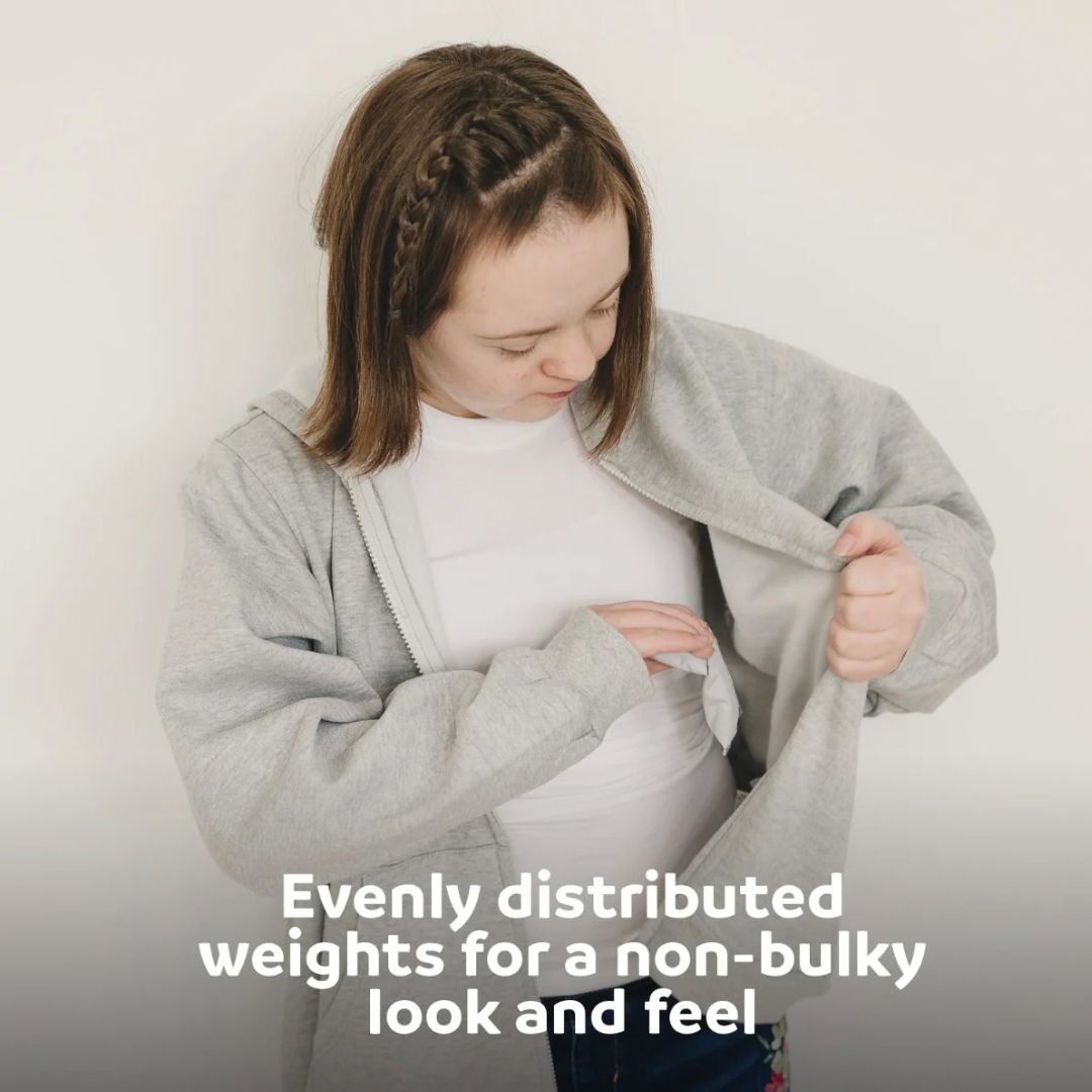 Weighted Fleece Hoodie Vest