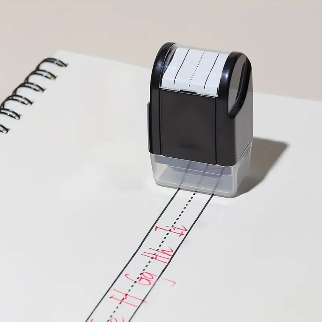 Letter-Line Stamp- Produce Perfect Every Swipe!