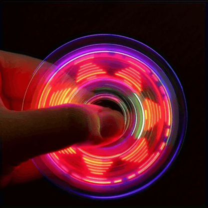 LED Light-Up Fidget Spinner | 3 Modes | Stress Relief & Fun Toy