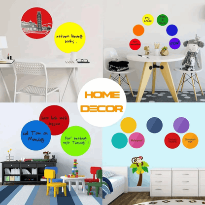 Colorful Dry Erase Dots – 8 Piece Set of Vibrant, Reusable Stickers for Classroom Organization & Creative Learning