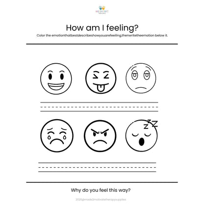 Self-Regulation Activity Pack: 15+ Printable Worksheets for Feelings & Coping Tools