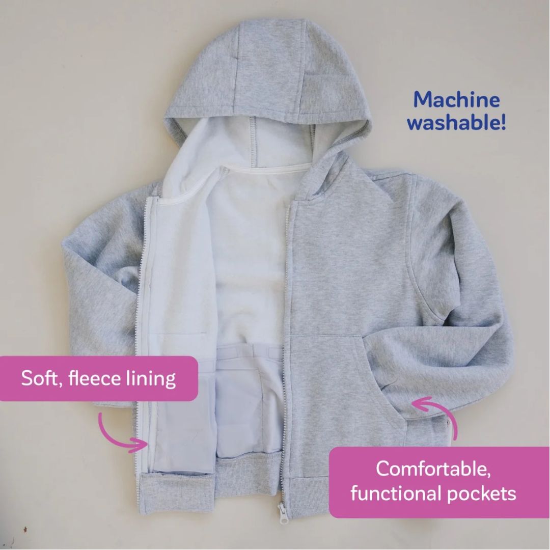 Weighted Fleece Hoodie Vest