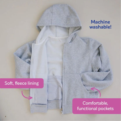 Weighted Fleece Hoodie Vest
