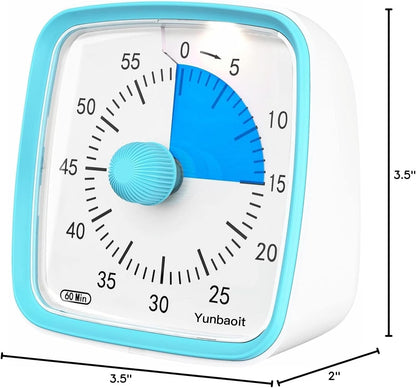 Silent Visual Timer-Blue