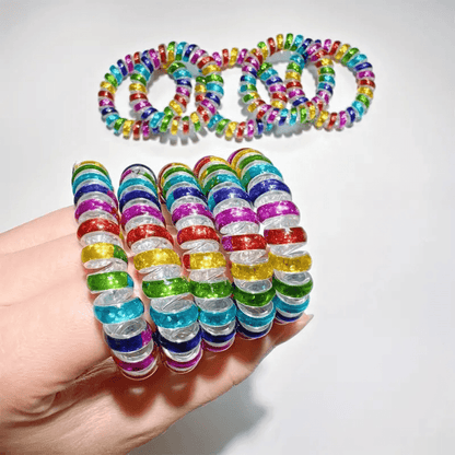 Rainbow Spiral Fidget (Set of 5)– Twist, Spin & Soothe - Made2Motivate