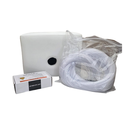 Sensory Fiber Optic Sitting Cube – Interactive Padded seat with 100 Heat-Sealed Light Strands