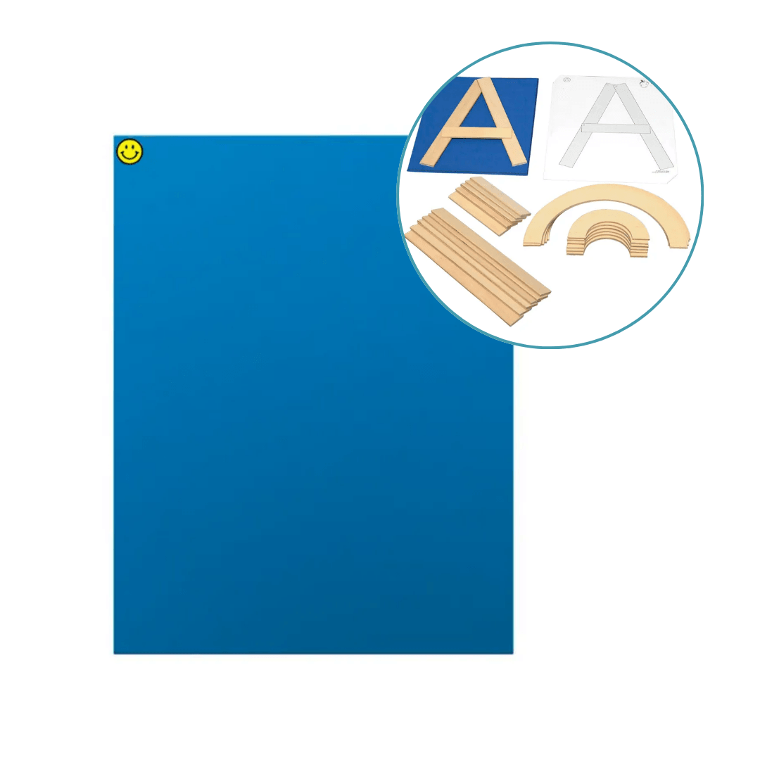 Handwriting Without Tears® Blue Foam Mat – 8” x 11” (No Rip Design)
