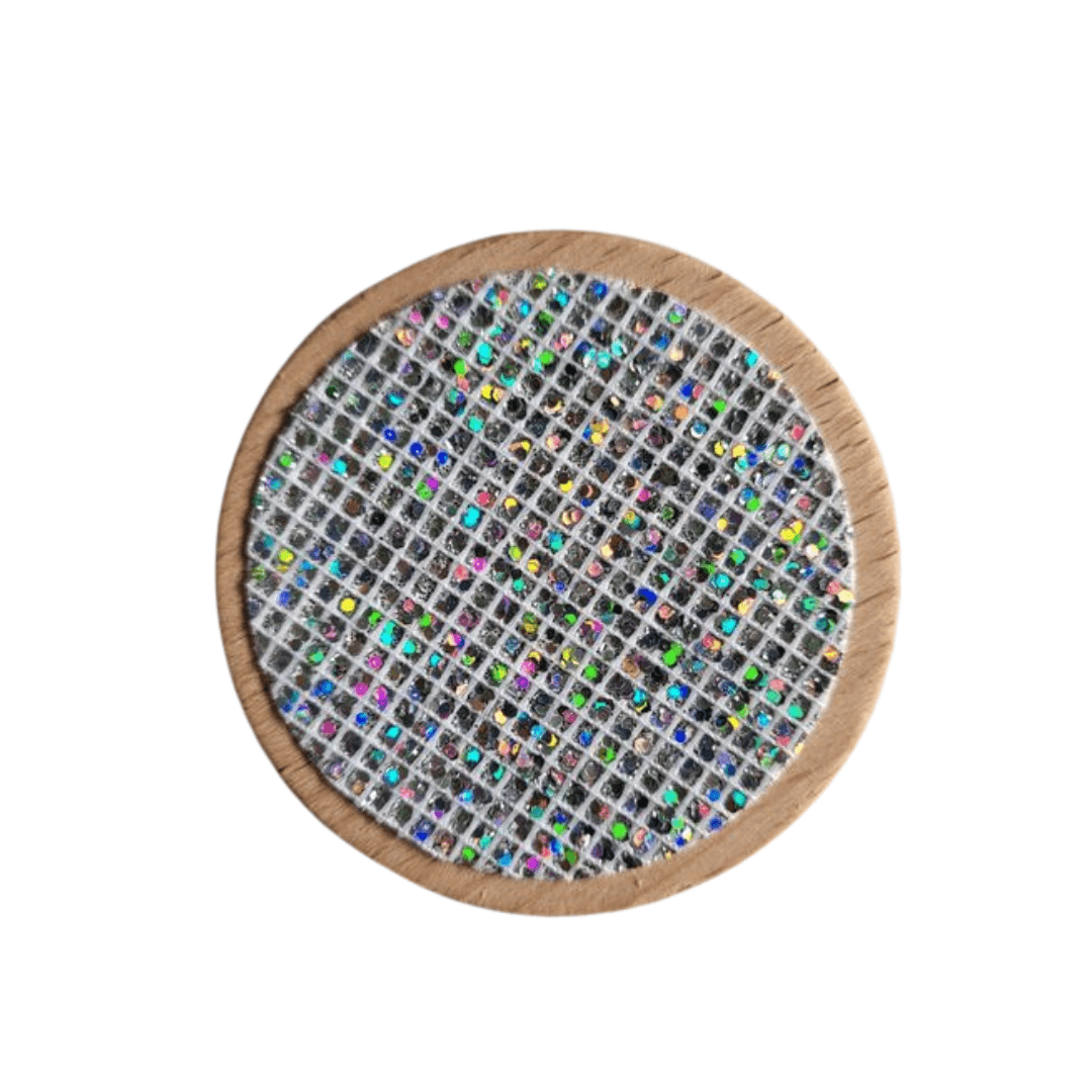 Textured Sensory Discs-Wood (7 pcs)