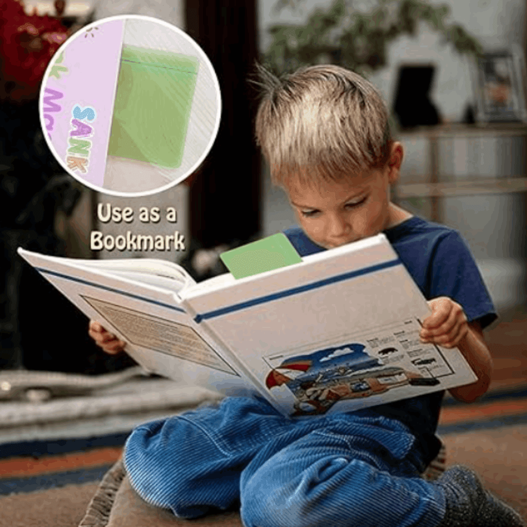 Guided Reading Highlight Strips - 8 Pack Colored Overlays for Dyslexia, ADHD & Visual Stress Relief