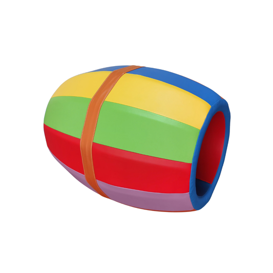 Barrel Soft Play – Rolling, Crawling & Sensory Fun