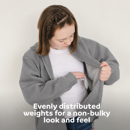 Weighted Fleece Hoodie Vest