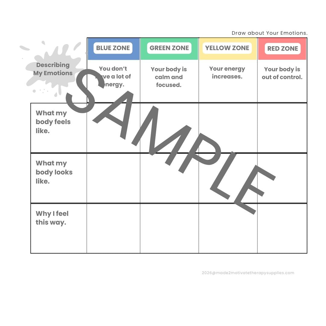 Monster Zones of Regulation Pack – Fun, Engaging Emotional Regulation Activities for Kids