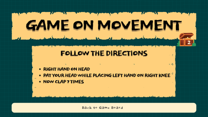 Pirate Treasure Trek | Interactive Movement Board Game for Brain Breaks
