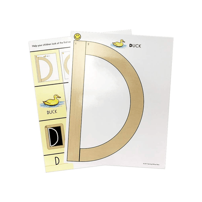 Handwriting Without Tears® Capital Letter Cards – 8.5" x 11", Set of 26