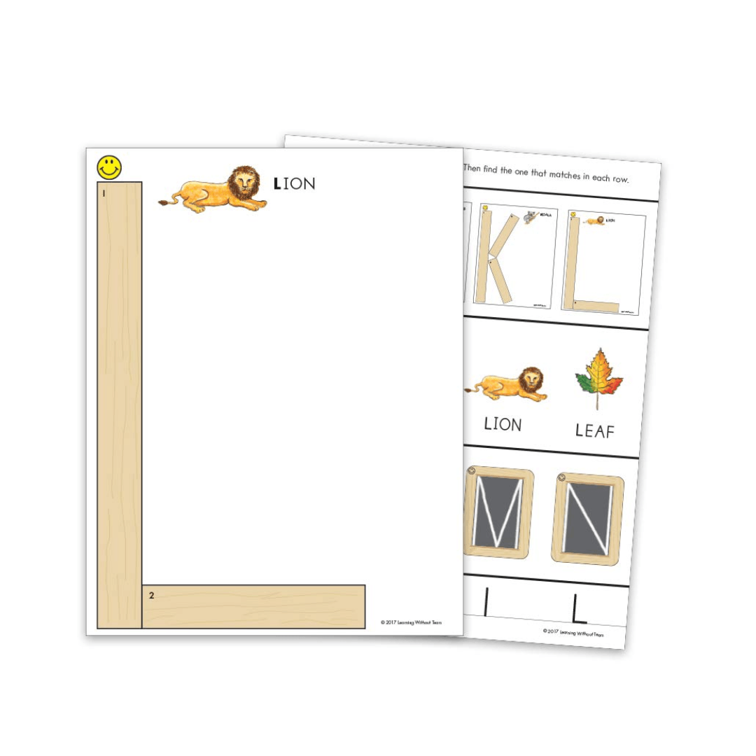 Handwriting Without Tears® Capital Letter Cards – 8.5" x 11", Set of 26