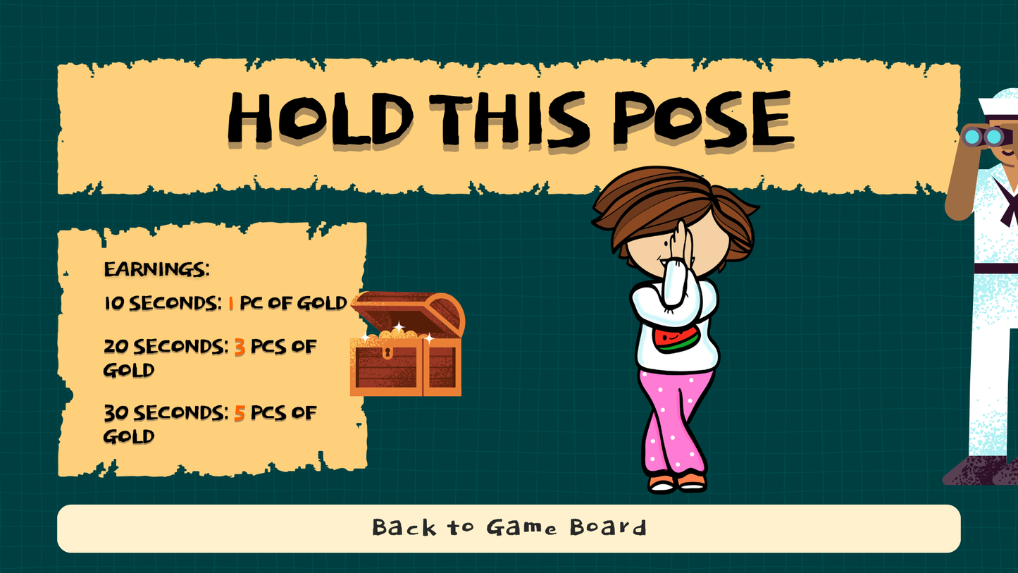 Pirate Treasure Trek | Interactive Movement Board Game for Brain Breaks