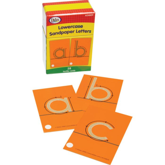 Sandpaper Letters – Lowercase, Montessori Literacy