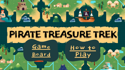 Pirate Treasure Trek | Interactive Movement Board Game for Brain Breaks
