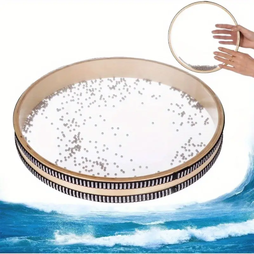 Oceanic Wave Drum – Sensory Musical Instrument for Kids’ Relaxation, Focus & Creative Play - Made2Motivate