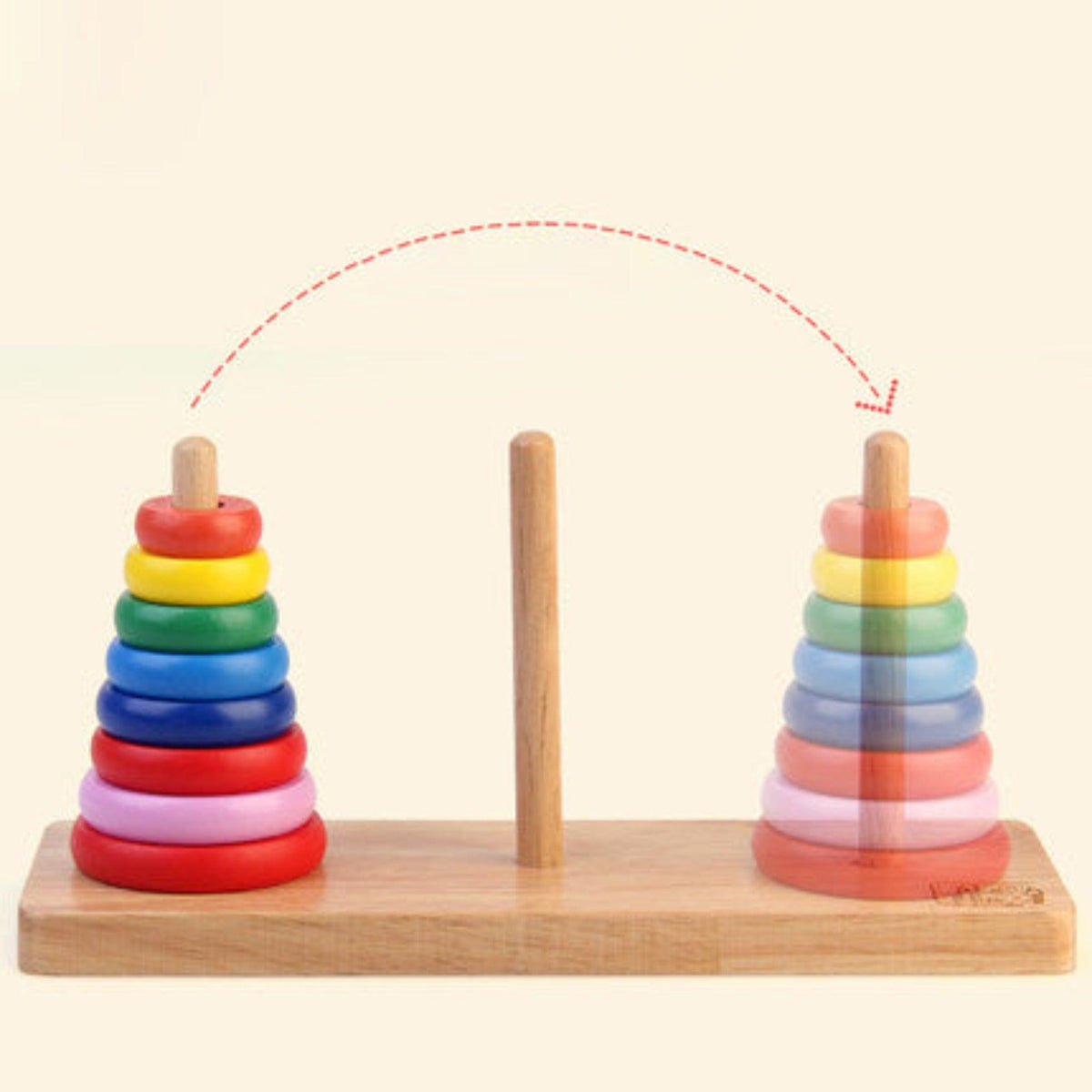 Wooden Tower Stacker – Fun & Skill-Building Play – Made2Motivate ...